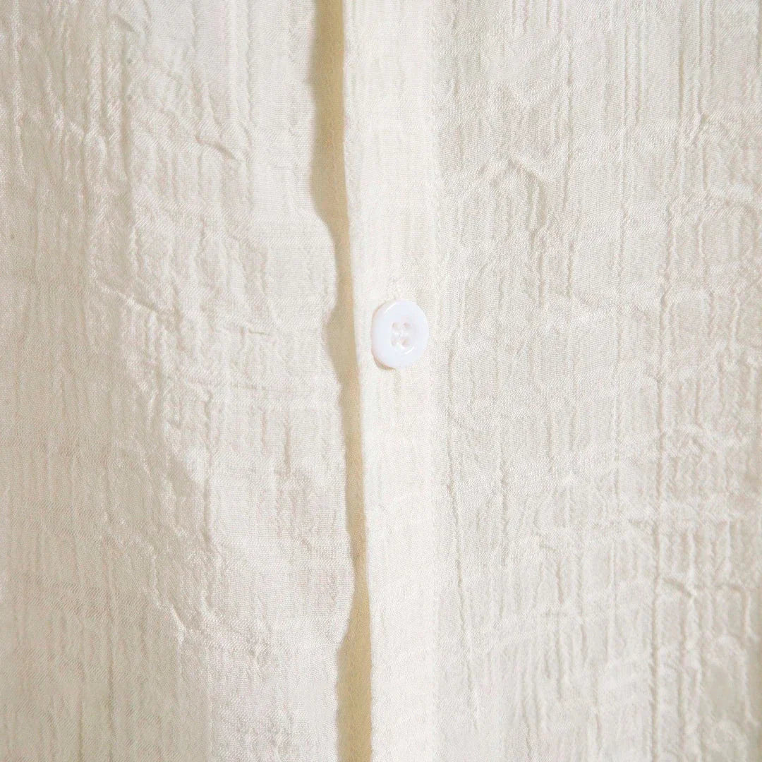 Camisa Manga Curta Alvestore Playa Off White