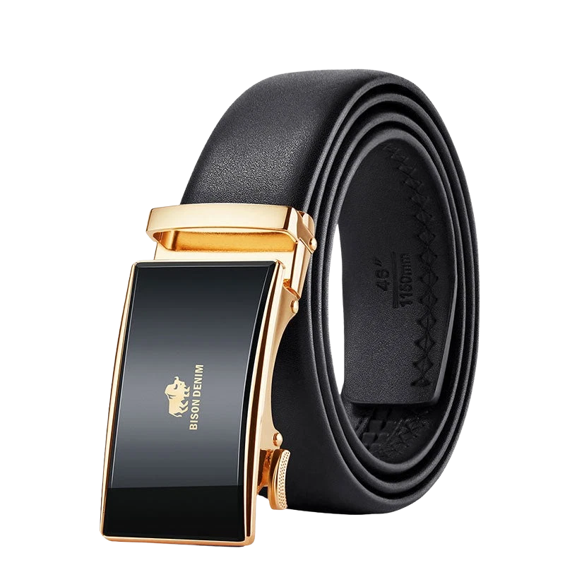 Cinto Masculino de Couro Alvestore Bison Denim