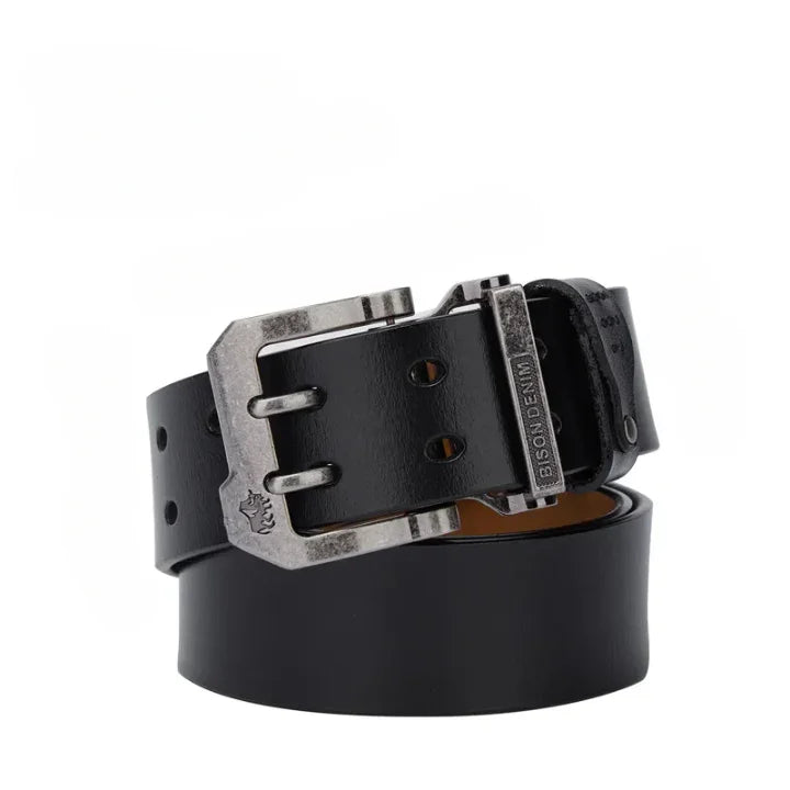 Cinto Masculino de Couro Alvestore Bison Denim