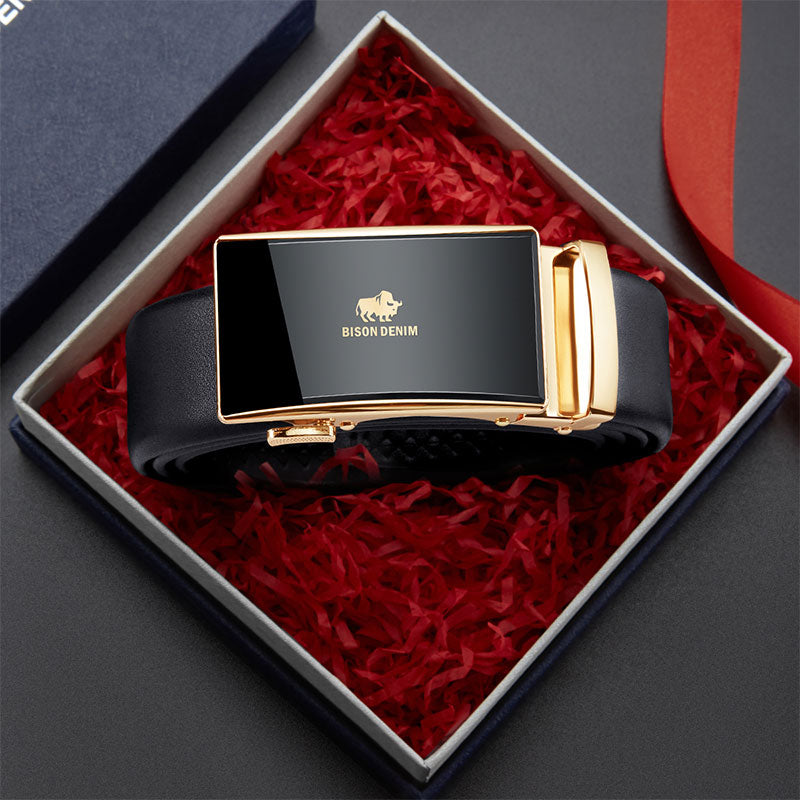 Cinto Masculino de Couro Alvestore Bison Denim