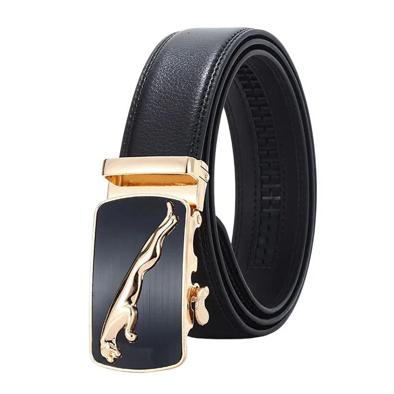 Cinto Masculino de Couro Alvestore Jaguar
