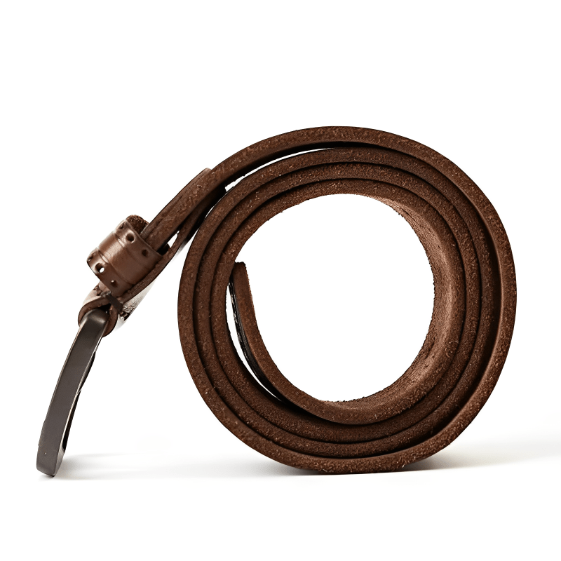 Cinto Masculino de Couro Alvestore Vintage Royal