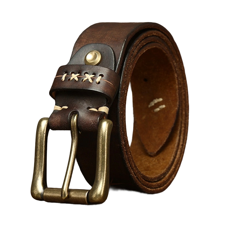 Cinto Masculino de Couro Alvestore Vintage