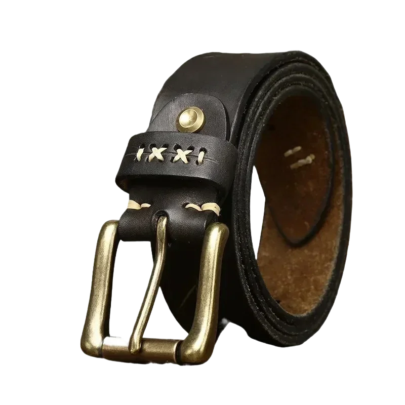 Cinto Masculino de Couro Alvestore Vintage