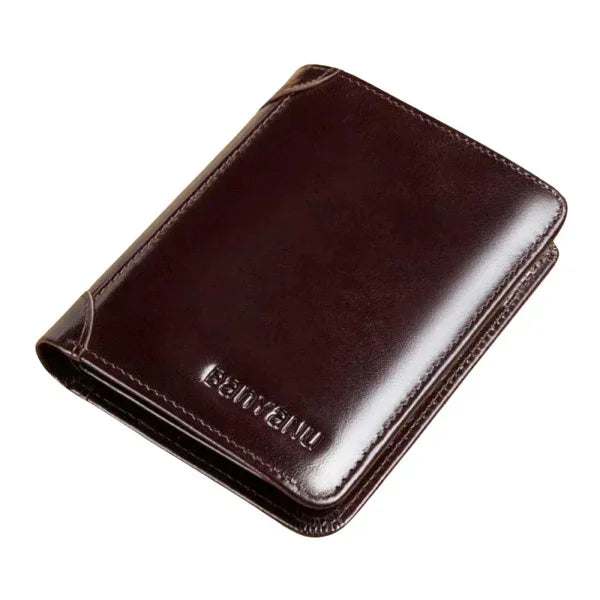 Carteira Masculina de Couro Antifurto