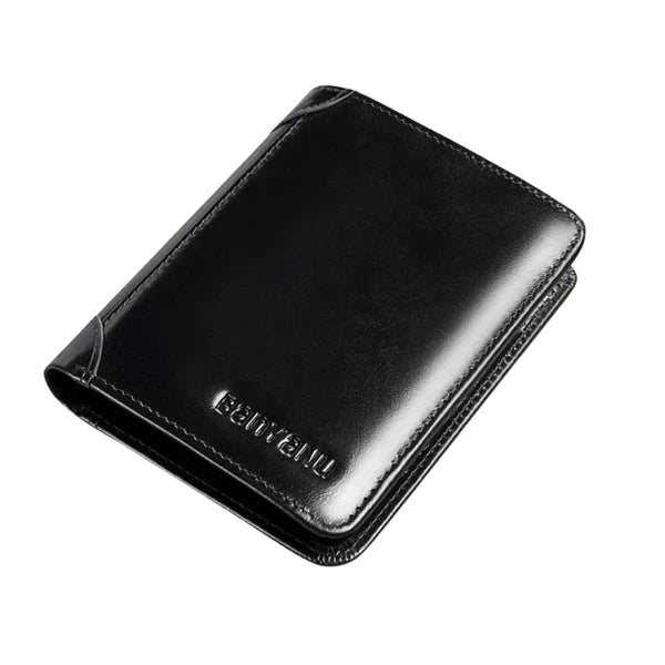 Carteira Masculina de Couro Antifurto