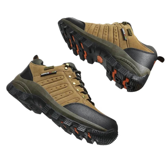 Tênis Berlim de Couro Masculino á Prova D'água Marrom