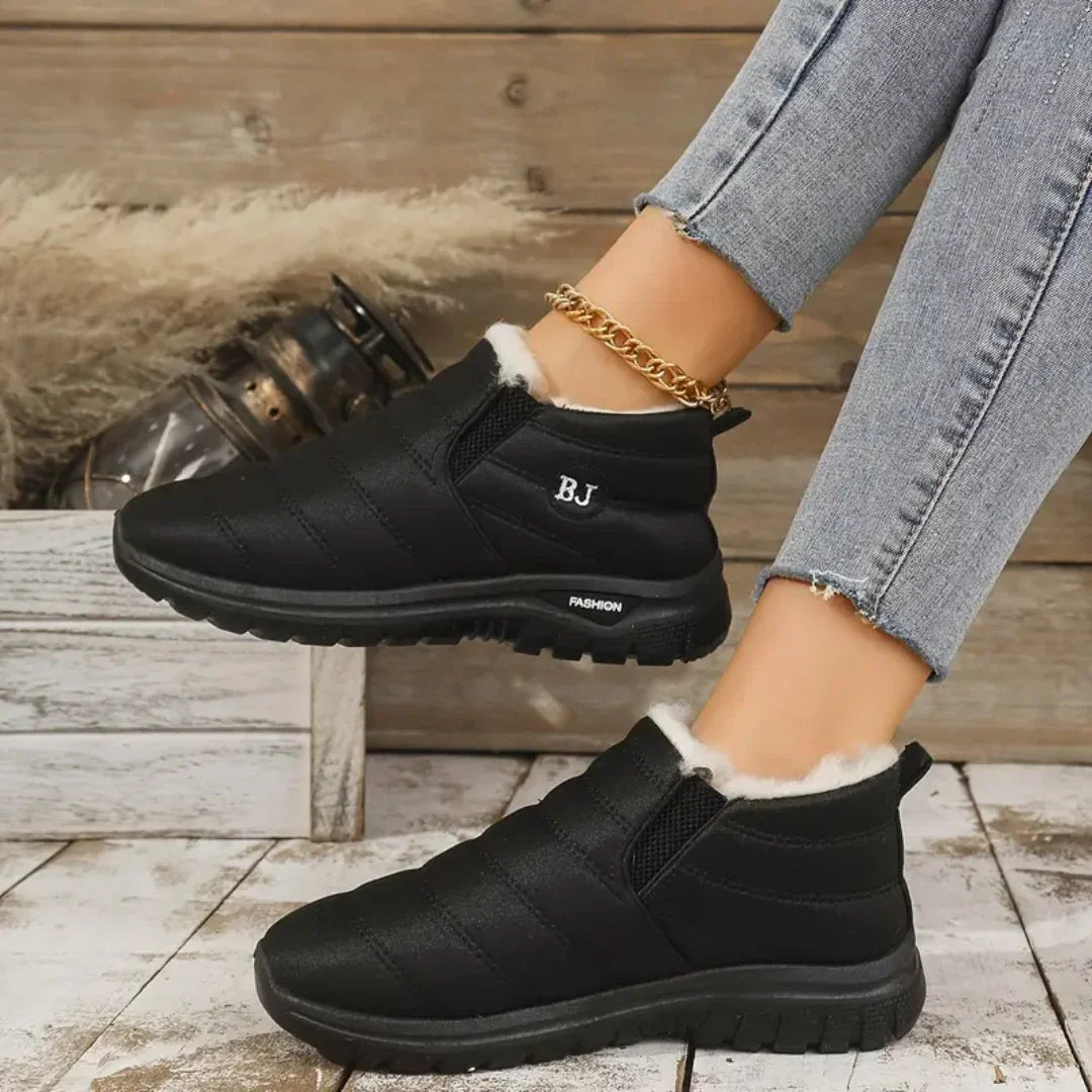 Bota de Inverno Ortopédica a Prova D'água - Jade Confort