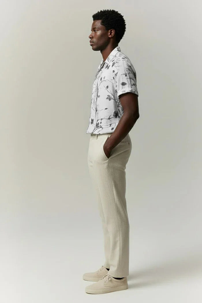 Camisa Manga Curta Estampada Alvestore Floral