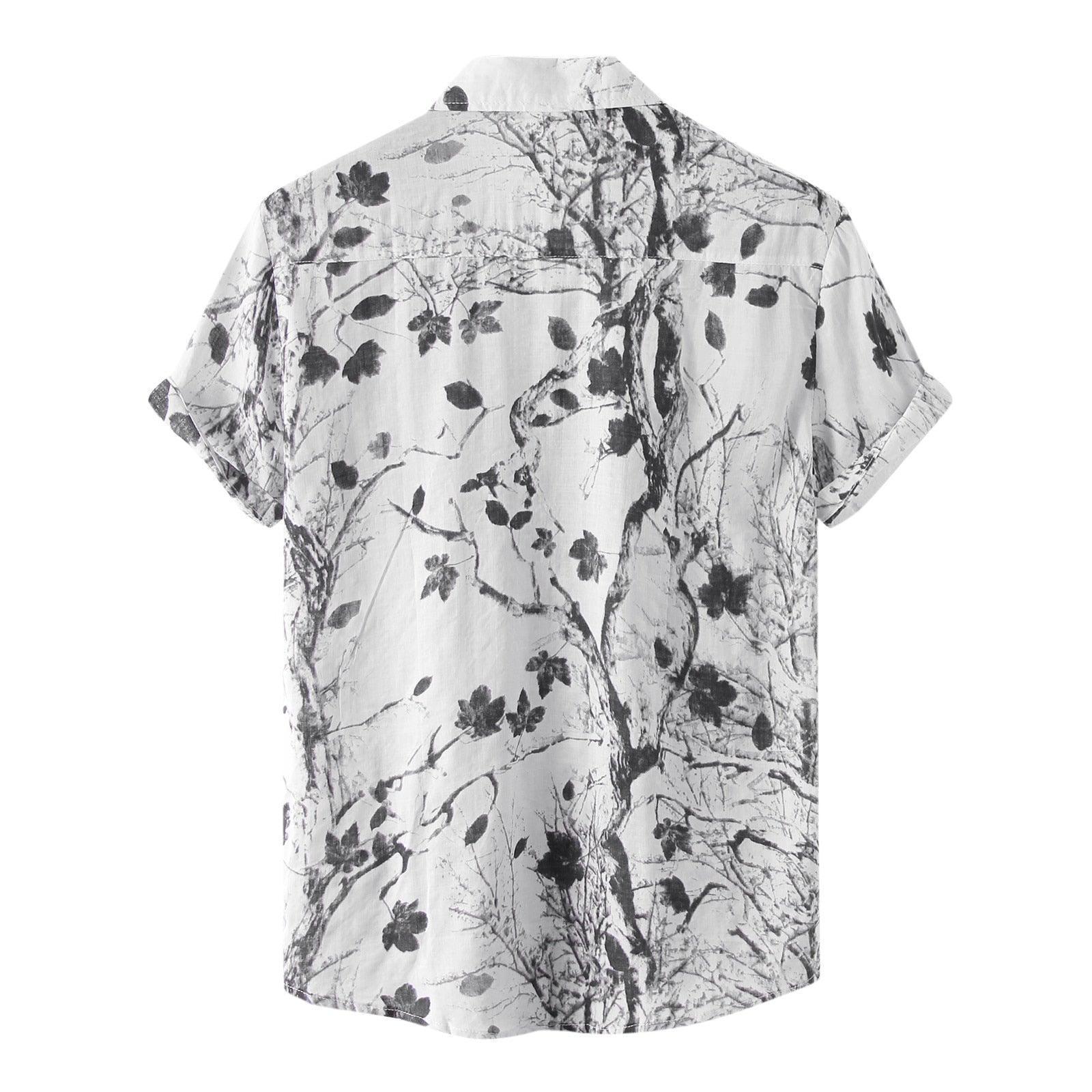 Camisa Manga Curta Estampada Alvestore Floral