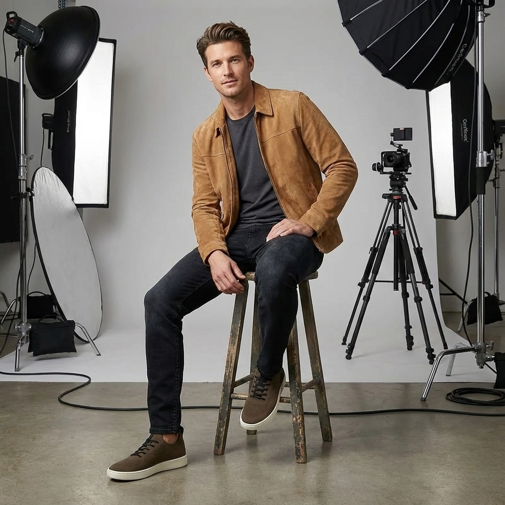 Tênis Masculino TINK7000 - Calce Fácil Ultra Confortável + Palminha de Gel Ortopédica