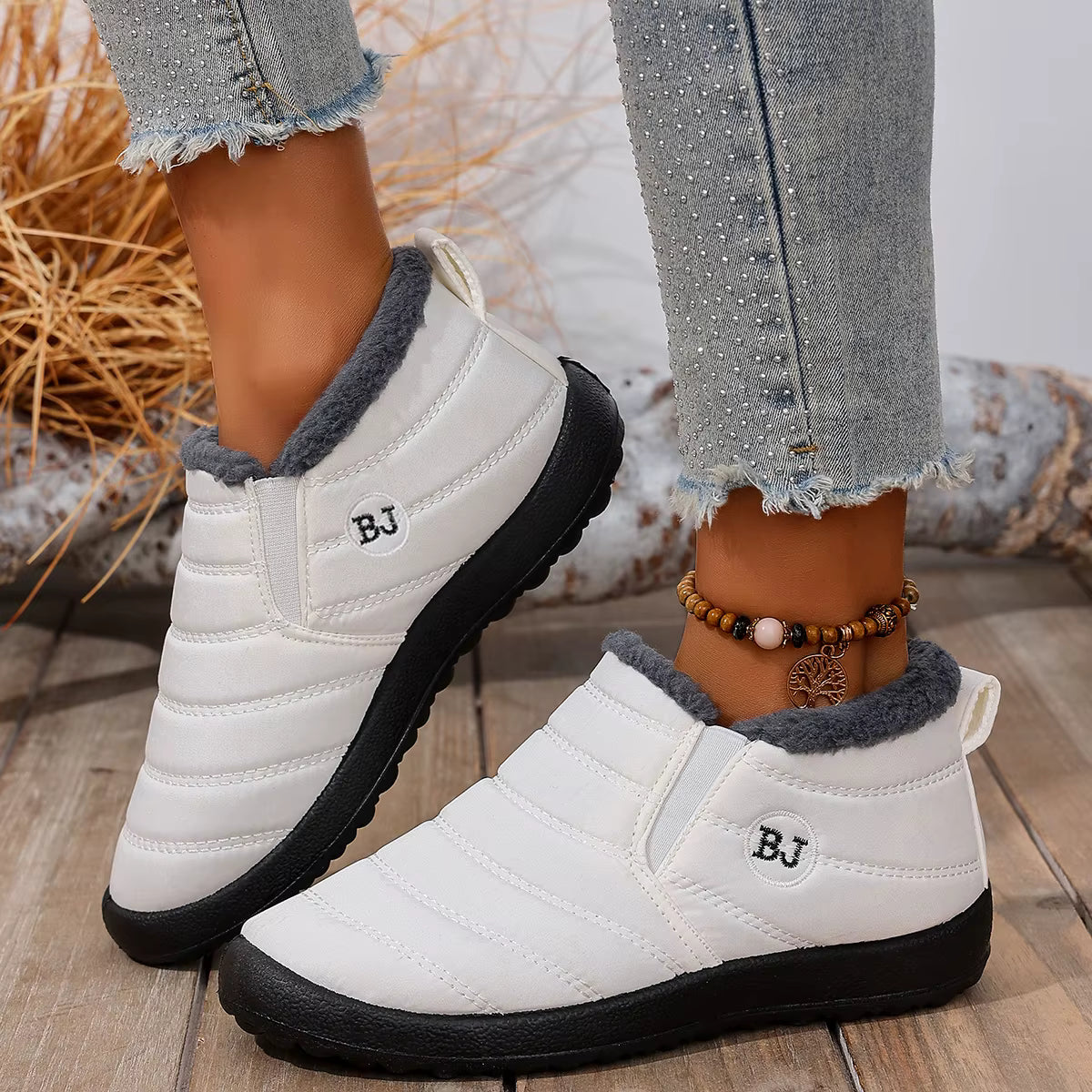 Bota de Inverno Ortopédica a Prova D'água - Jade Confort