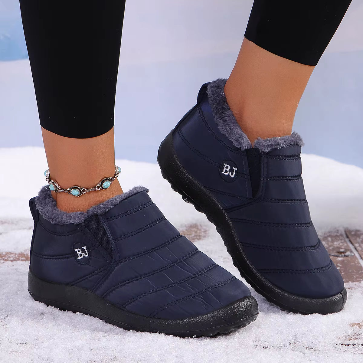 Bota de Inverno Ortopédica a Prova D'água - Jade Confort