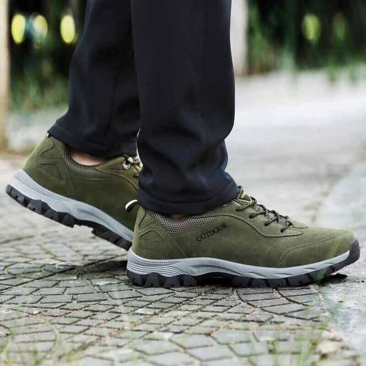 Tênis Outdoor Masculino para Caminhada e Trilha Impermeável Verde